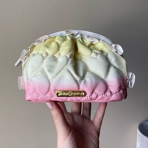 Betsey Johnson Rainbow Heart Makeup Bag 🌈